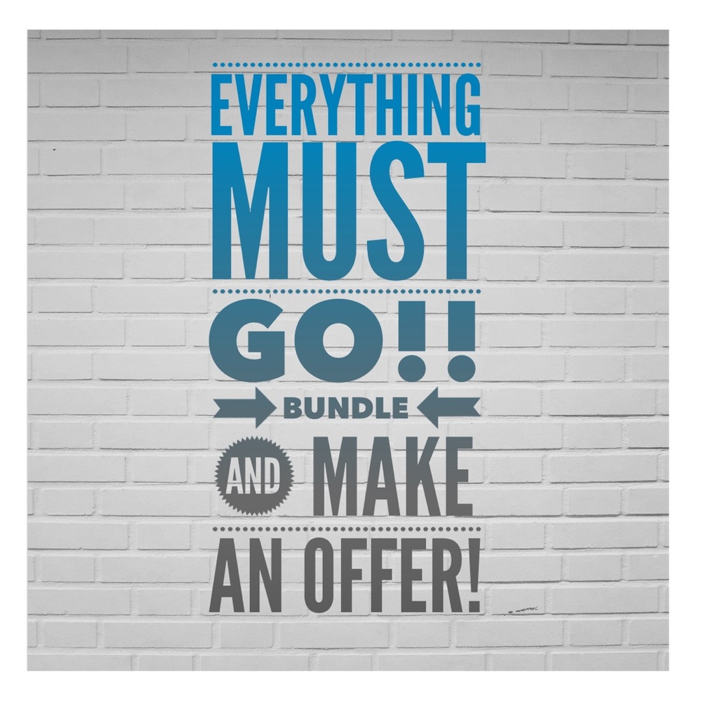 Clean out sale!  Make offers